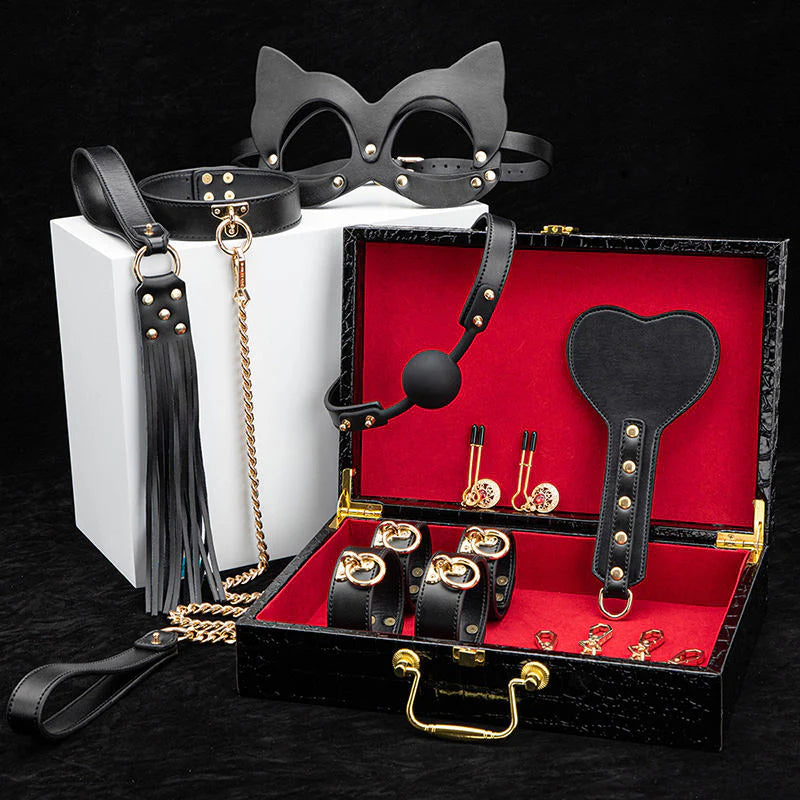 Premium 15-Piece BDSM Bondage Kit with FREE BOX - Elevate Your Intimate Experience