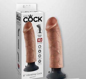 King Cock 8" Vibrating Dildo – Your Ultimate Pleasure Partner